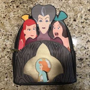 Loungefly Disney Villains Cinderella Evil Stepmother stepsisters  NWT